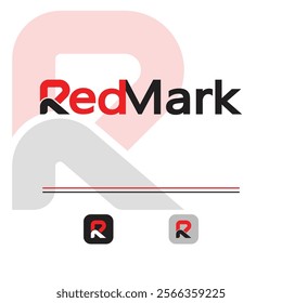 Modern Letter R Logo Designed with Rectangle Grid for Architecture and Design Agencies