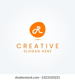 Modern Letter R logo icon design Vector template elements