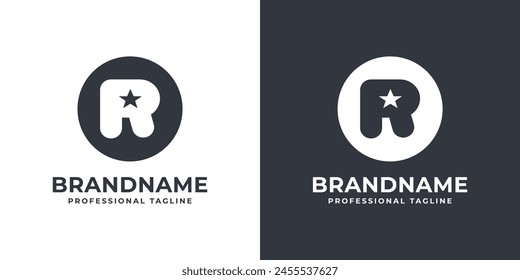 Modern Letter R Logo, suitable for any business with R initial.