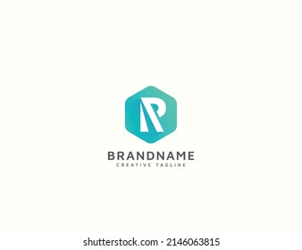 Modern letter RP logo design template