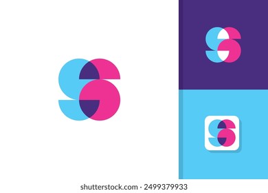 modern letter s logo design vector template	