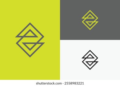modern letter S logo, simple letter S logo.
