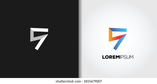 modern letter s logo template set vector