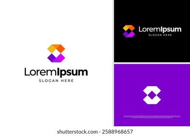 Modern letter S Pixel Digital logo vector design. Initial S technology logo design template