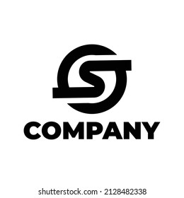 diseño de logotipo vectorial de letra S moderno