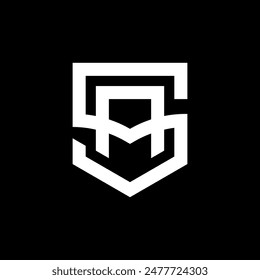 Modern letter SA, strong monogram letter sa logo design, as logo vector