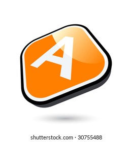 modern letter sign