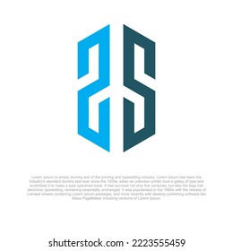 Modern Letter SS vector logo. Letter SS vector logo design template. Logo design mark template. Initials letter logo design template.