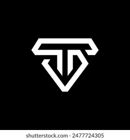 Letra moderna ST, diseño fuerte del logotipo de la letra del monograma st, Vector del logotipo de ts