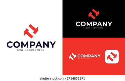 Modern Letter T Logo – Creative and Professional Brand Identity
