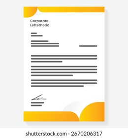 Diseño de fondo de Plantilla de letras moderno