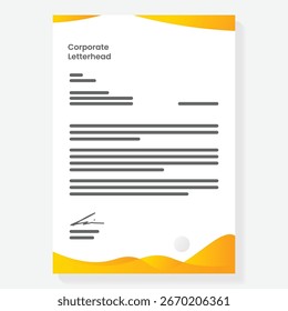 modelo de carta moderno design de fundo
