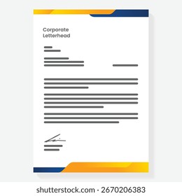 Diseño de fondo de Plantilla de letras moderno
