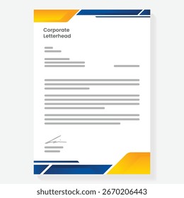 modelo de carta moderno design de fundo