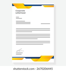 modelo de carta moderno design de fundo