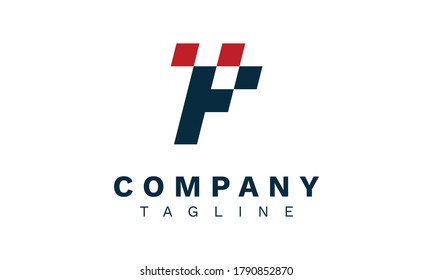 Modern Letter TF or FT Logo