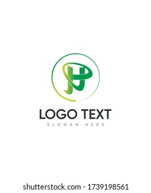Modern letter type H logo template, vector logo for business and company identity 