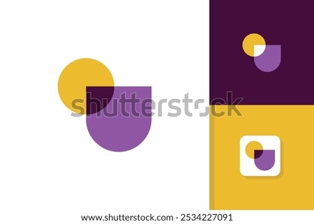 modern letter u logo design vector template