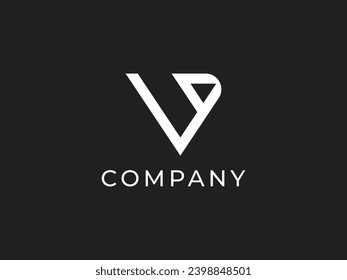 modern letter V logo design