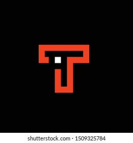modern letter it vector download