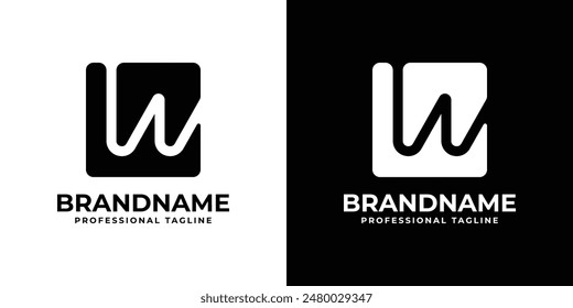 Modern Letter W Logo Set, suitable for any business with W initial