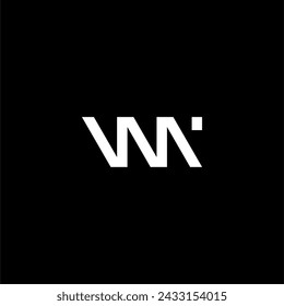 modern letter WN logo concept vector icon