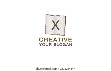 Modern Letter X Logo Design. Business Monogram, Digital Technology Concept Icon, Company. Modern Letter Template Vector Illustration.