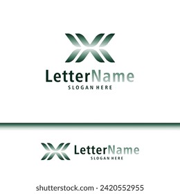 Modern letter X logo design vector. Creative X logo concepts template