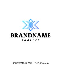 Modern Letter X Vector Logo Template Illustration Design. EPS 10 vector.