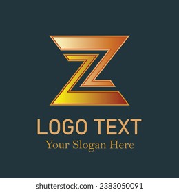 Modern letter Z brand logo design vector concept