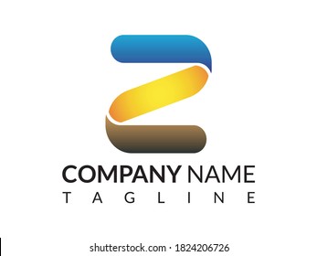 Modern letter z logo design template Premium Vector, letter z gradient logo Premium Vector, Creative Z Letter Logo Design colors Icon Vector.