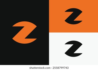 modern letter Z logo, simple letter Z logo.