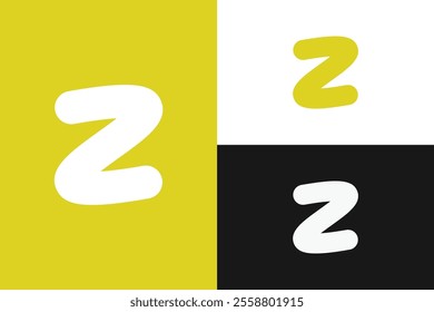 modern letter Z logo, simple letter Z logo.