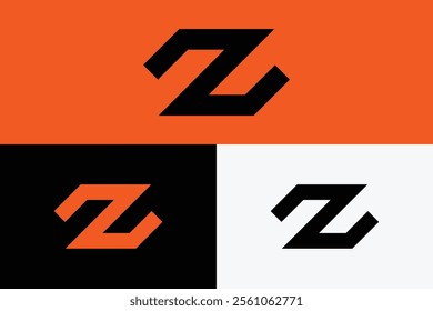 modern letter Z logo, simple letter Z logo.