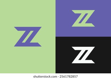 modern letter Z logo, simple letter Z logo.