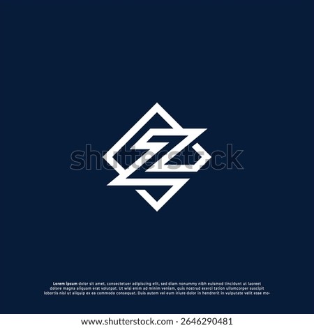 Modern Letter Z Monogram Logo Design  Minimalist  Professional Symbol
