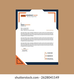 Design moderno em papel timbrado. Exibição de Layout Abstrato para Promoção.