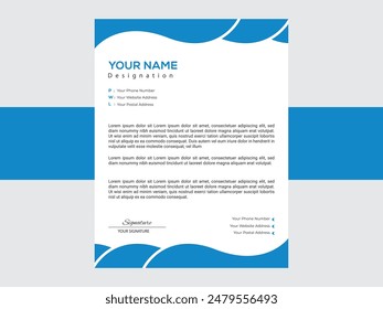 modern letterhead design for business