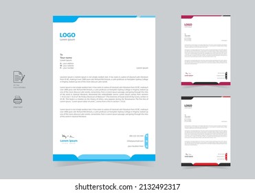Modern Letterhead Design Minimal Creative