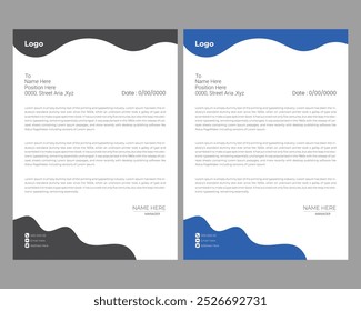  modern letterhead design vector template
