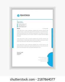 Plantilla de membrete moderna diseñada