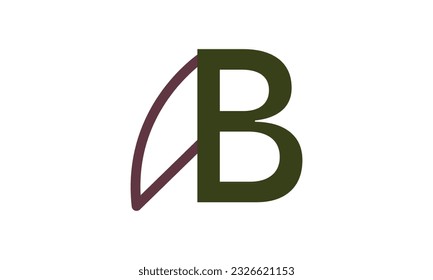 Modern letters AB, A and B Logo Design Template Vector.