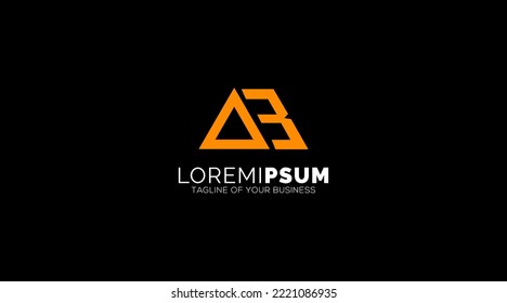 Modern letters AB, AB Logo Design Template Vector. 