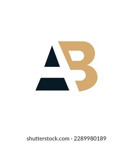 Letras modernas AB, diseño de logotipo AB