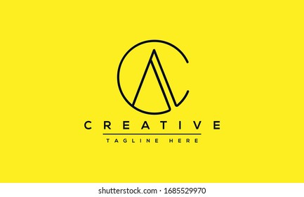 Modern letters AC, A&C Logo Design Template Vector.