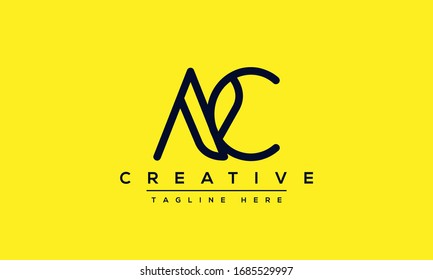 Modern letters AC, A&C Logo Design Template Vector.