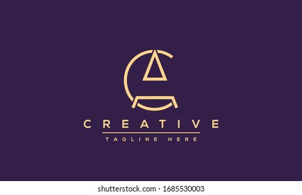 Modern letters AC, A&C Logo Design Template Vector.