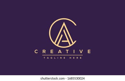 Modern letters AC, A&C Logo Design Template Vector.