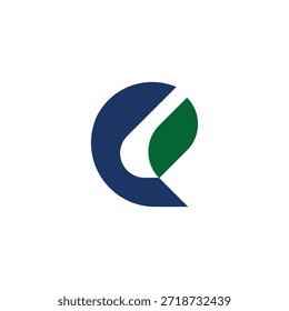 Modern letters E or A or QE or EQ Monogram isolated with white background.