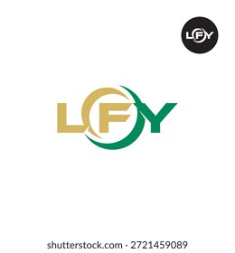 Modern LFY Monogram – Clean 3-Letter Logo Template